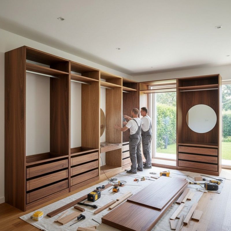 Commode Installation detail
