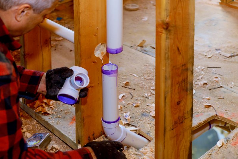 Rough Plumbing Installation detail